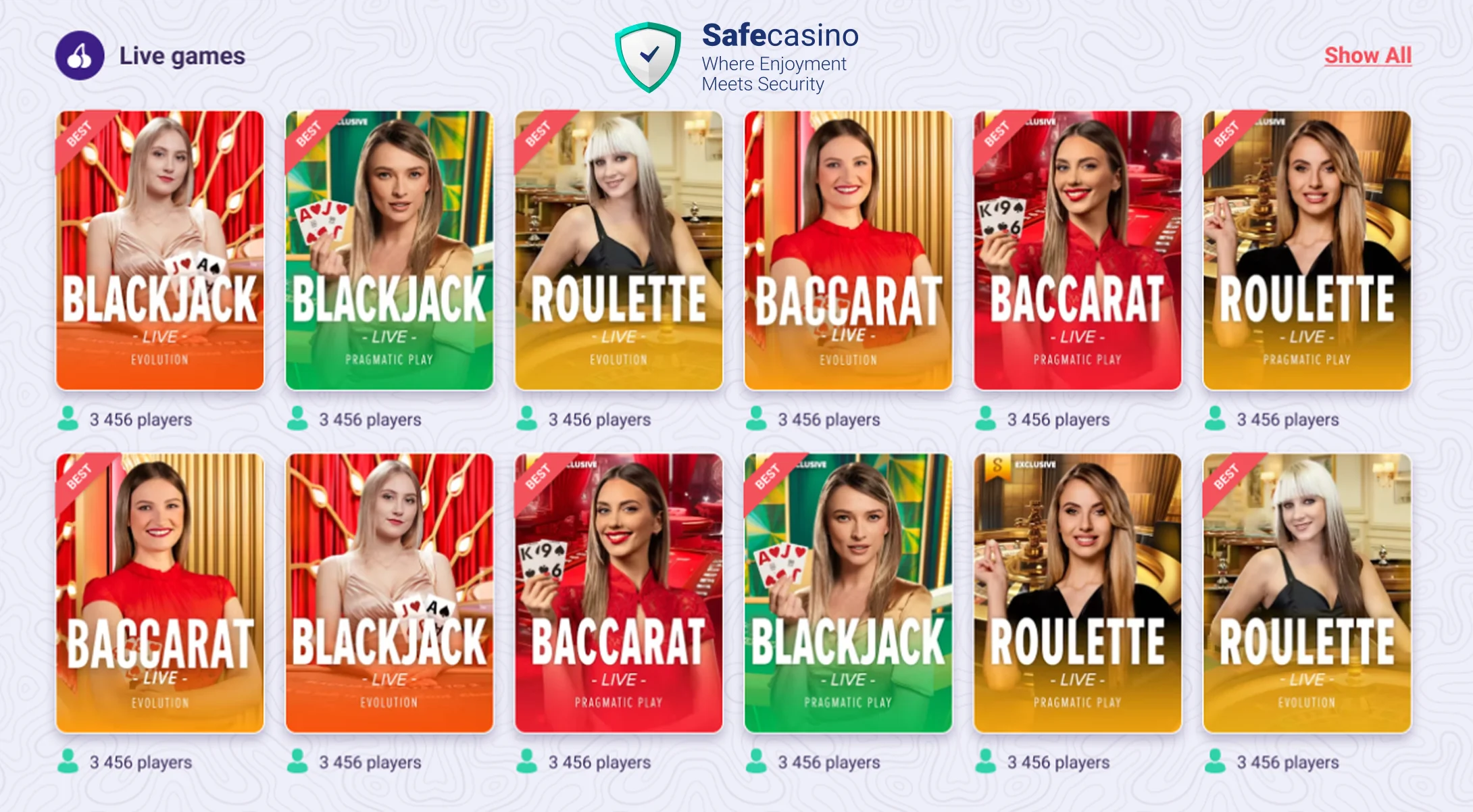 Safe Casino Live Dealers
